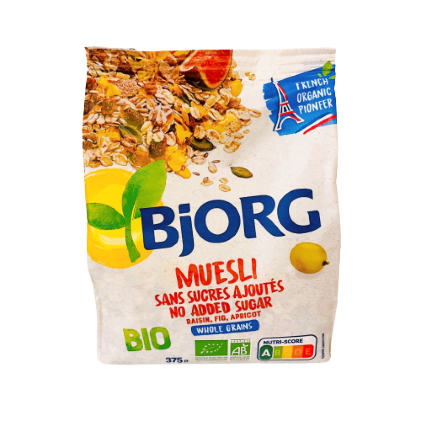 Muesli sans sucres ajoutes - Bjorg - 375g