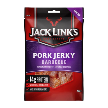 紐西蘭 Jack Link’s 豬肉乾 (燒烤味) 45g